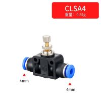 LJLJ-Free Shipping Throttle Valve Sa 4-12mm Air Flow Speed Control Valve Tube Water Hose Pneumatic Push In Fittings