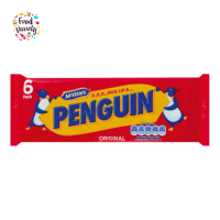 [Best Before 9/Sep/2023]McVities Penguin Milk Chocolate 6pk 147.6g แมคไวตี้ส์ช็อกโกแลตนมเพนกวิน 6pk 147.6g บิสกิตช็อกโกแลตนมพร้อมครีมช็อกโกแลต