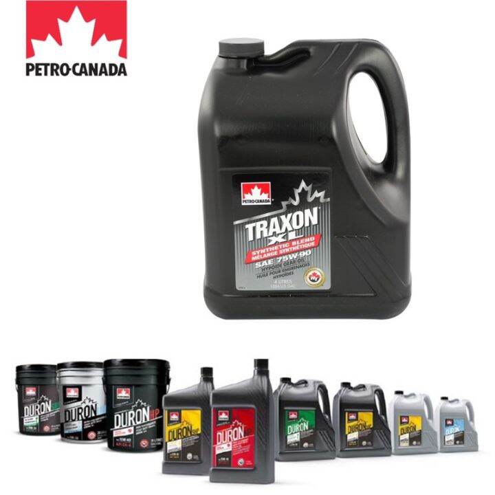 PetroCanada Traxon™ XL Synthetic Blend SAE 75W90 GL5 MT1 hypoid manual gear oil (4 liter) Lazada