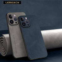 Lereach หนังพรีเมี่ยมน้ำหนักเบาเคสสำหรับ Apple iPhone 15 Pro Max / 15 Pro/ 15 Pro / 15 Pro / 15 Slip ซิลิโคนนิ่มขอบฝาหลังปกป้องสูงสุด