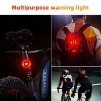 ❁ Bicycle Brake Sensing Light Waterproof and dustproof USB Charging Cycling Taillight Bike Rear Light Accessories Cycling Light