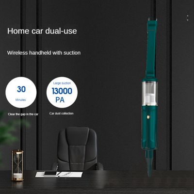 13000Pa Vacuum Cleaner Cordless Powerful Suction Mini ABS Vacuum Cleaner for Car Home Black