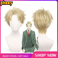 Anime SPY×FAMILY Twilight Loid Forger Cosplay Wig วิกผมสีบลอนด์สั้นผมฮาโลวีนปาร์ตี้อุปกรณ์เสริม