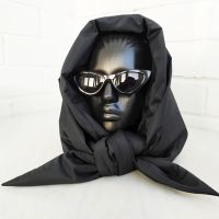 【CW】 Fashion Top Hood Scarf-hood Scarves Woman Puffy Headscarf Keep Warm Shawls Windproof Hijab