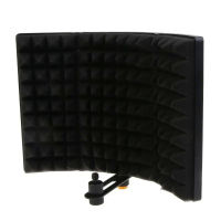 Microphone Isolation Shield Studio Recording Shield High Density Reflection Filter Foam Soundproof Microphone Shield