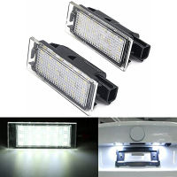 Car LED Number License Plate Lights For RENAULT Clio 3 Megane 2 Laa 3 Twingo 2 Grandtour Vel Satis Master 2 Tail Lighting