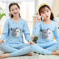 ♛ n4rn Conjuntos De Pijamas Algodão Para Meninas Grandes Desenhos Animados Roupas Pijama Adolescentes Loungewear Underwear 9-19Year