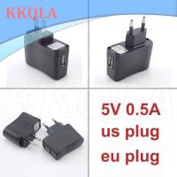 QKKQLA 5V 0.5A 500mAh Micro USB Charger Universal 100V 240V AC to DC Power Supply Adapter Travel