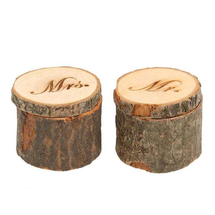 2pcs-mr-amp-mrs-shabby-chic-rustic-wedding-ring-pillow-holder-box-made-of-wood