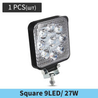 Car LED Work Light 3030 SMD 27 Watts 48 Watts DC 12-24 Volts Bright Flood Spotlights Truck 4x4 4WD