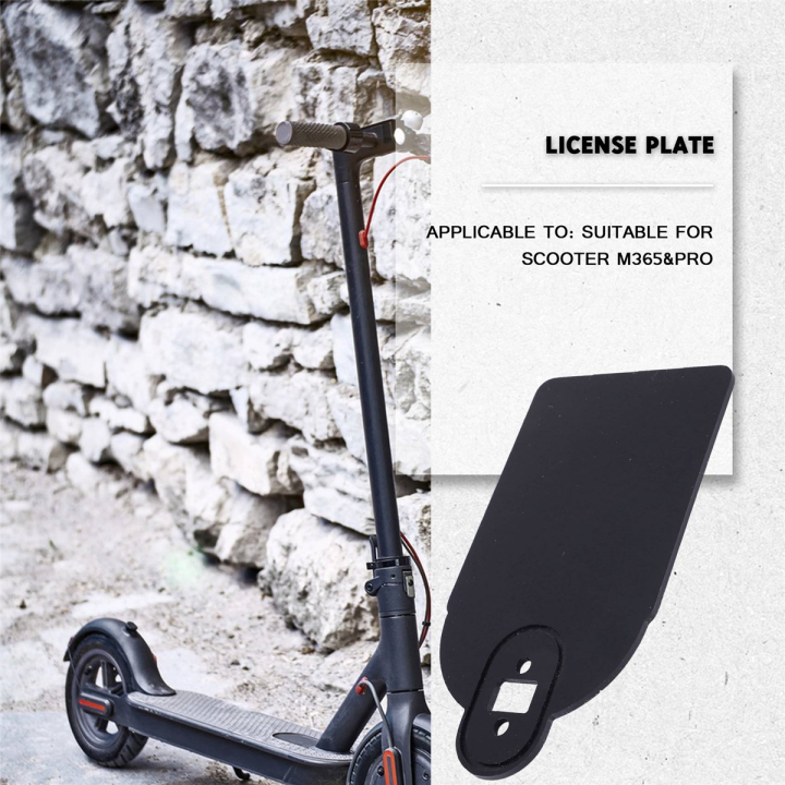 license-plate-for-xiaomi-m365-electric-scooter-number-plate-holder-warning-sign-scooters-skateboard-accessories