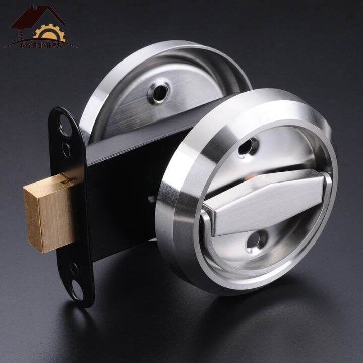Myhomera Doublesided Door Lock Stainless Steel 304 Recessed Invisible