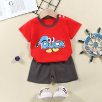 Design Brand Clothes Kids Sets Summer Baby Girls T-shirts + Shorts 2 Piece Suits Kids Clothing Boys Outfits 100% Cotton Cartoon  by Hs2023