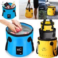 ▧☜ 10L 12L 20L Outdoor Foldable Pail Bucket Portable Collapsible Basin Water Container Pail Bucket for Camping Car Washing