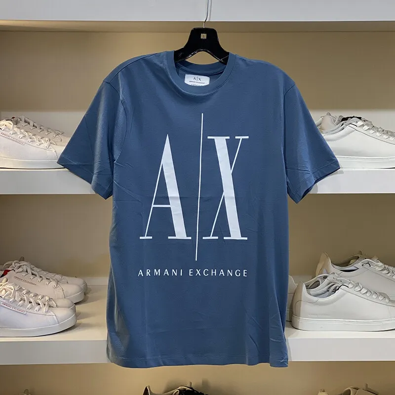 Armani Exchange/AX Men's Summer New Spell Short-sleeved Fashion Casual  T-shirt | Lazada PH