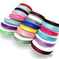 3mm 6mm 9mm 13mm 16mm Satin Ribbon 100% Polyester High Quality Double Face Tapes Both Sides Satin and Glossy Bows Making 508319 Gift Wrapping  Bags