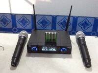 ไมค์ลอย ไมโครโฟนไร้สาย MBA U1 ไมค์ 2 ตัว UHF Wireless Vocal ส่งสัญญาฯได้ไกล 100เมตร ในที่โล่ง