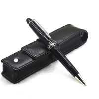 With Case 2 Luxury MB 145 Black Resin Rollerball Pen Blance Ballpoint Pen Fountain Pens Office School Writing Stationery With Serial Number