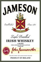 KPSheng Jameson Irish Whiskey Vintage Metal Tin Sign Wall Plaque Poster Cafe Bar Pub Beer Wall Home Decor 12 X 8 Inches