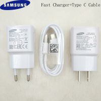 [CNIU digital accessories] ที่ชาร์จความเร็วสูง Samsung ของแท้อะแดปเตอร์ติดผนัง9V1.67A สายชาร์จเร็ว Type C สำหรับ Galaxy S10 S8 S9 Plus Note 10 9 8 A52 A72 A51