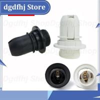 Dgdfhj Shop Mini Screw E14 M10 Light Bulb Lamp Base Holder Pendant Socket Lampshade Collar 220V 110v Black/White