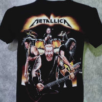 ? 2023 เสื้อยืดคอกลม สกรีนลาย METALLICA