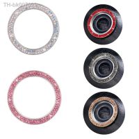 ✌ↂ☬  Diamond Engine Ignition Onekey Start Stop Push Button Switch Protective Cover Bling Girls Auto Accessories Car Interior Decor