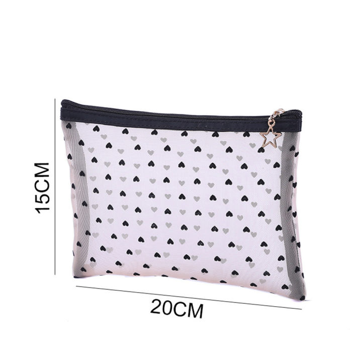 home-love-mesh-accessories-zipper-pouches-cosmetic-bag-makeup-bags