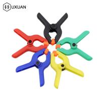 5Pcs/set 2 Inch Plastic Nylon Adjustable Woodworking Clamps Wood Working Tools Spring Clip Carpentry Clamps Outillage Menuiserie Clips Pins Tacks