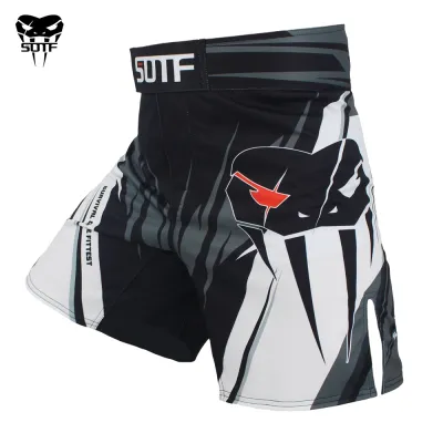 SOTF mma s Venomous snake geometric Tiger Muay Thai boxing shorts mma shorts boxing clothing fight shorts sanda