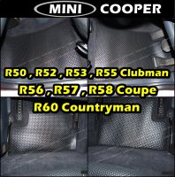 พรมปูพื้นรถยนต์ MINI COOPER  R50 , R52 , R53 , R55 Clubman , R56 , R57 Convertible , R58 , R60 Countryman กระดุมเม็ดเล็ก เข้ารูป ตรงรุ่นรถ