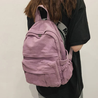 2022 Travel Color High Zipper School Bag Fashion Womens Backpack Women Casual