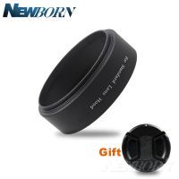 49 52 55 58 62 67 72 77 82 mm standard screw in mount Metal Lens Hood for Canon nikon sony pentax olympus camera+free lens cap