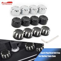 Spark Plug Head Bolt Cap Cover For Harley Touring Street Glide Sportster XL 883 1200 Twin Cam 1999-2022 Motorcycle Accessories