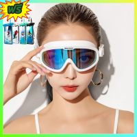 【ฟรีเคสโทรศัพท์กันน้ำ】แว่นตาว่ายน้ำ ผู้ใหญ่ Goggles แถมปิดหูกันน้ำเข้า แว่นตาว่ายน้ํากันน้ํากันหมอกกรอบใหญ่สําหรับผู้ชายและผู้หญิง