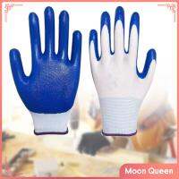 Moon Queen ถุงมือทำสวนทำงาน2ชิ้นใส่สบายสำหรับผู้หญิงและผู้ชายตัดแต่งกิ่งกุหลาบ