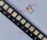 【】 First Follow Shop 100ชิ้น/ล็อต3528 2835แบบ3V LED แบบ SMD 1W สีขาวเย็นสำหรับ Innotek ทีวี /Lcd