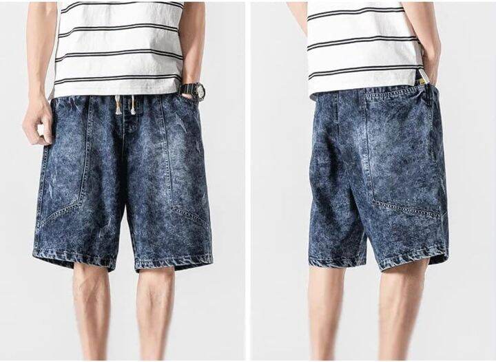 slatiom-mens-printed-knee-length-loose-plus-size-cropped-pants-plus-size-mens-summer-denim-shorts-color-a-size-mcode