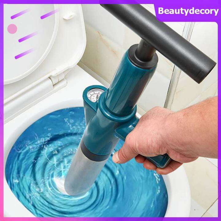 Toilet Sewer Dredge Clogged Remover Pipe Plungers High Pressure Air