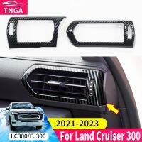 สำหรับ Toyota Land Cruiser 300 2021-2023สติกเกอร์ป้องกันตกแต่งช่องแอร์ซ้ายและขวา LC300อุปกรณ์ตกแต่งภายในการปรับแต่ง