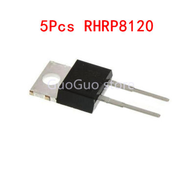 5PCS RHRP8120 TO-220-2 8A 1200V Ultra Fast การกู้คืน