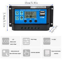 PWM โซล่า ชาร์จเจอร์ คอนโทรลเลอร์ 12-24V 10-30A (SOL) (Solar Charge Controller)