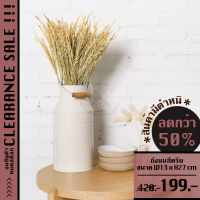 *Clearance* Chunky Milk Pot-Matte Cream สินค้ามีตำหนิ | ถัง นม  แจกัน ใส่ จัด ดอกไม้ ปลูก ต้นไม้ ตกแต่ง บ้าน สังกะสี สีครีม พร็อพ มินิมอล ร้าน คาเฟ่