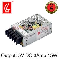 A-15GA-5 3A 5V 15W POWER SUPPLY สวิตซ์ชิ่งพาวเวอร์ซัพพลาย ยี่ห้อชงเหลียง หม้อแปลงสำหรับแอลอีดี รุ่นตะแกรง