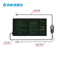 INKBIRD Lerway พืชเสื่อความร้อนที่มีเทอร์โมกันน้ำเรือนกระจกแผ่นความร้อนที่มีการสอบสวนอุณหภูมิสำหรับการงอกของต้นกล้าการเจริญเติบโตของพืช