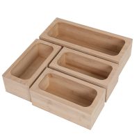 4Pcs Zipper Closure Bag Storage Organizer, Bamboo Zipper Closure Bag Organizer for Drawer Food Storage Bag Organizer