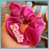 GQBN44V3 แฟชั่นสำหรับผู้หญิง ตุ๊กตาบาร์บี้ scrunchie สีทึบทึบ อีลาสติก เชือกมัดผม ของใหม่ อุปกรณ์เสริมผม ยางรัดผม สำหรับผู้หญิง