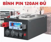 Bình Pin Lithium 12V-120AH Đủ Dung lượng