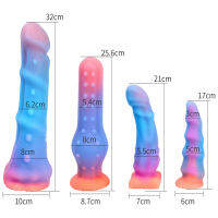 Night Glowing l Fake Women Men s Big s No Vitors Silicone Plug Buttplug