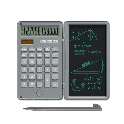 Calculator with Writing Pad 12-Digit Portable Calculators with Stylus Electronic Drawing Board for Student Office